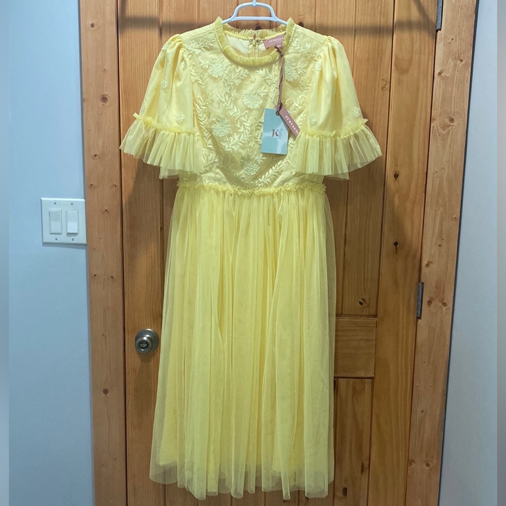 JessaKae Yellow Midi Dress